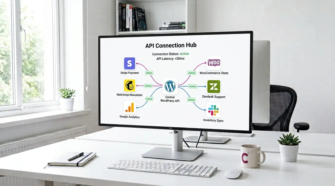 WordPress API integration developer building custom REST API and third-party connections